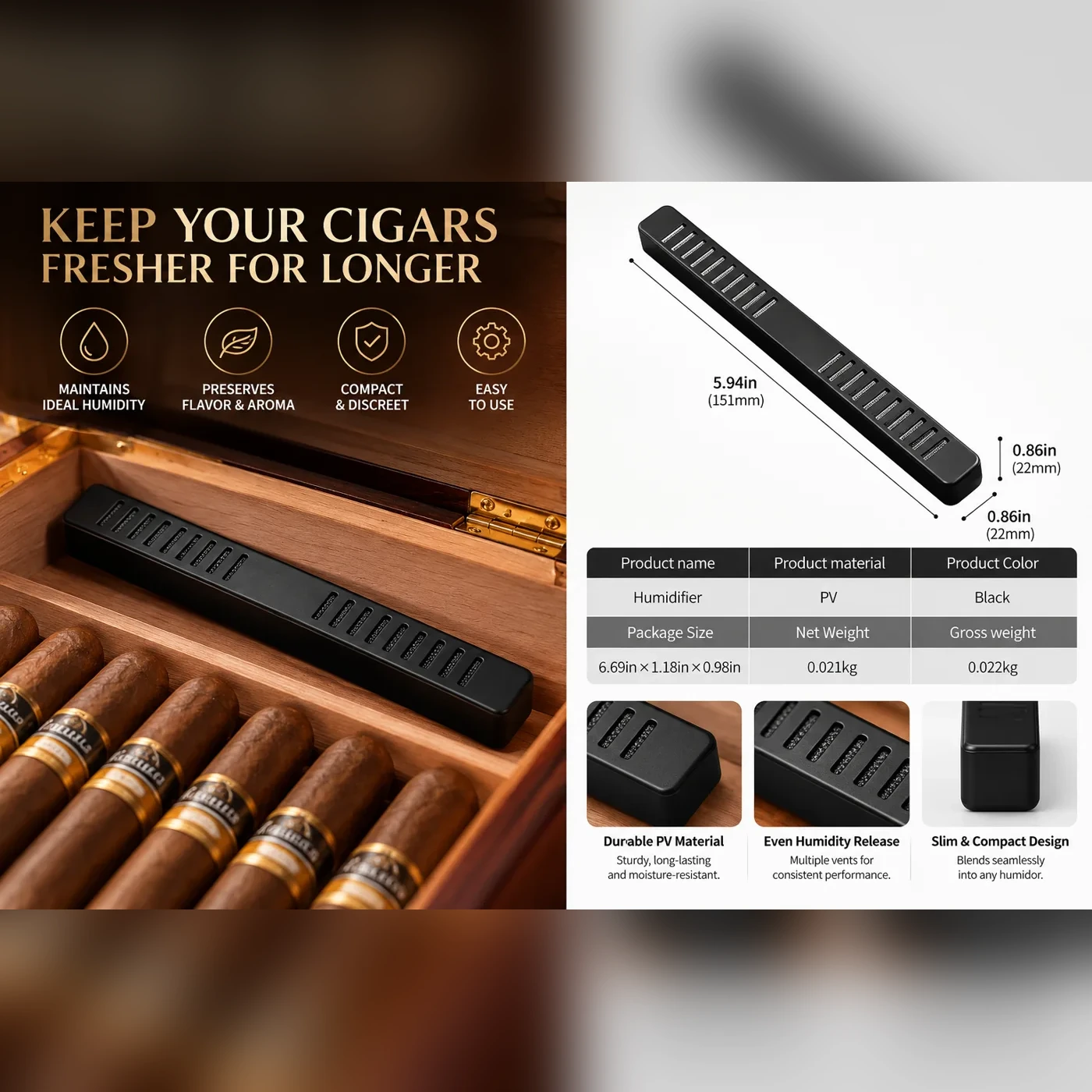 CedarMist Cigar Humidifier