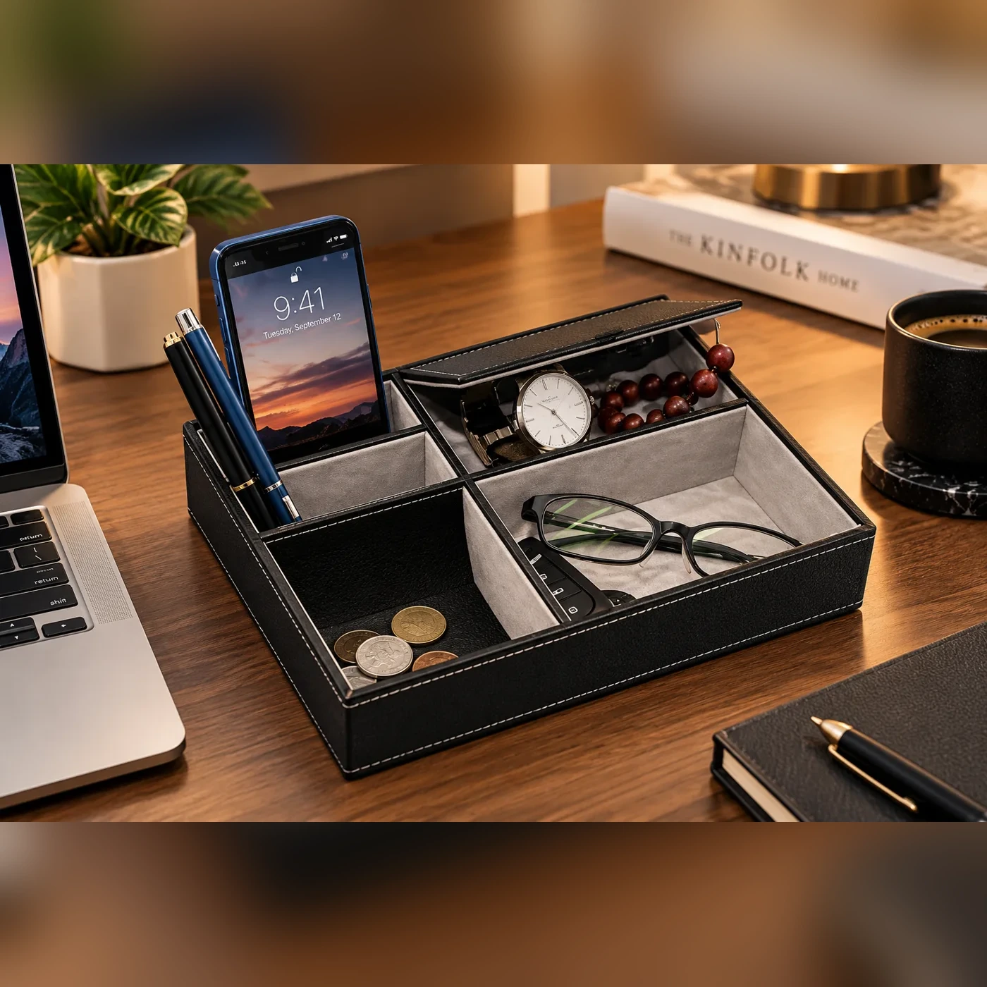 ValetHaven Five-Compartment Organiser